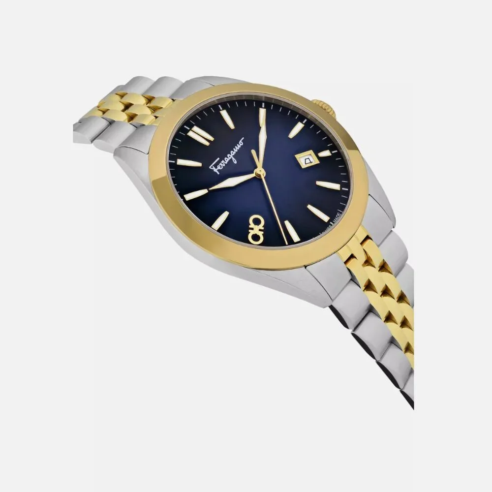 Sale! Ferragamo Two Tone 42mm Bracelet Watch
